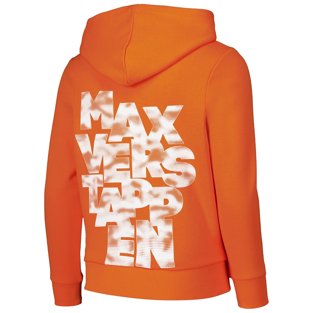 Youth Max Verstappen Orange Red Bull Racing Expression Pullover Hoodie