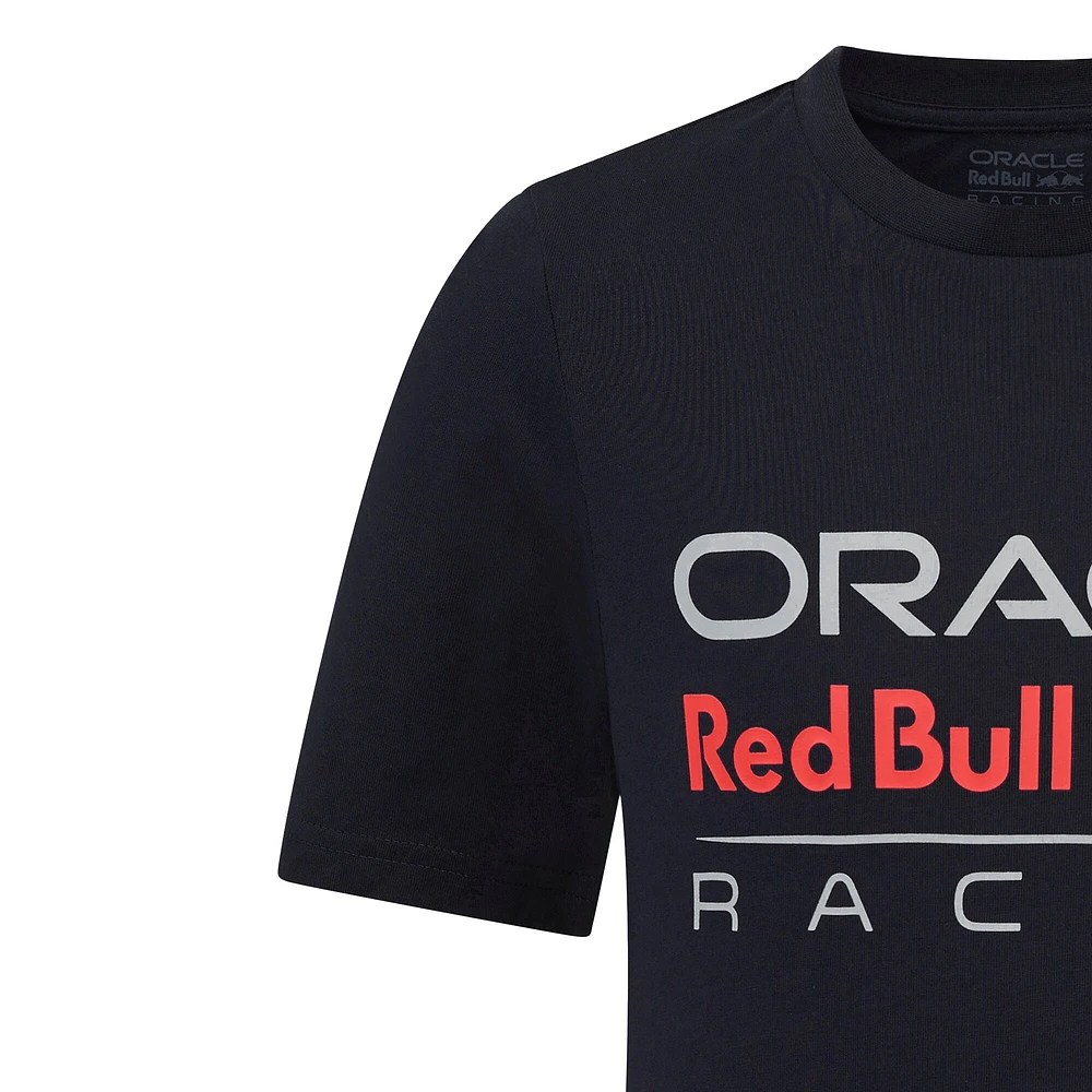 T-shirt bleu marine avec logo Red Bull Racing pour jeunes