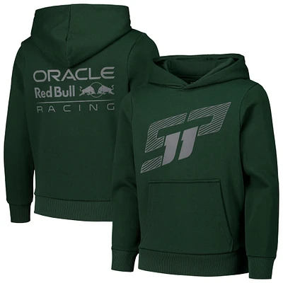 Youth Sergio Perez Green Red Bull Racing Checo Reflective Pullover Hoodie