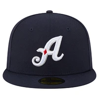 Casquette ajustée 59FIFTY pour homme de la collection Authentic Reno Aces New Era bleu marine