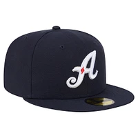 Casquette ajustée 59FIFTY pour homme de la collection Authentic Reno Aces New Era bleu marine