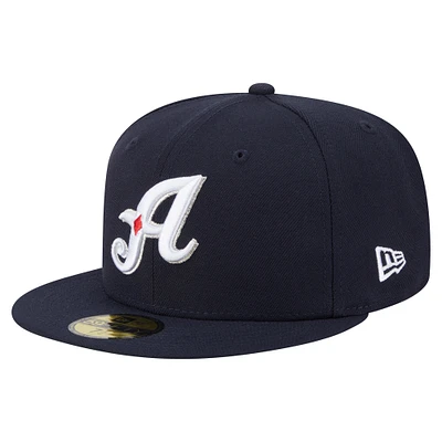Casquette ajustée 59FIFTY pour homme de la collection Authentic Reno Aces New Era bleu marine