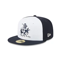 Men's New Era  White Reno Aces Theme Nights 59FIFTY Fitted Hat