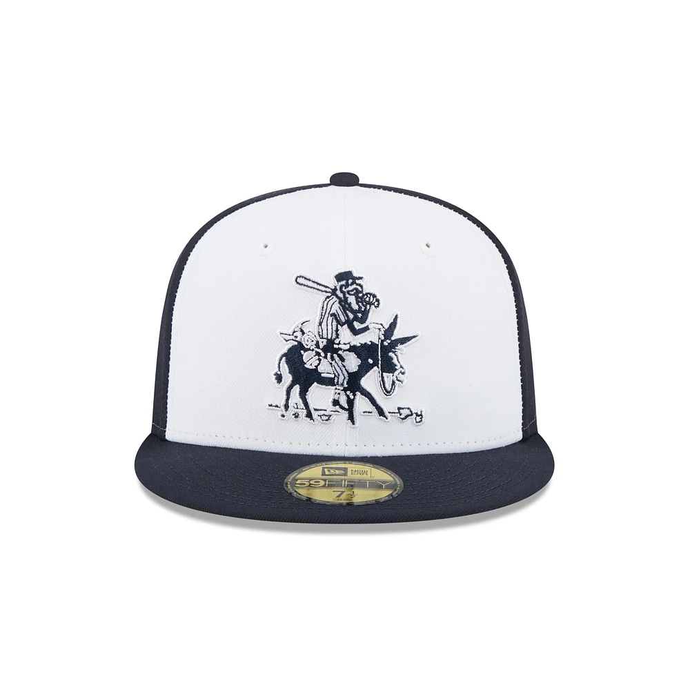 Men's New Era  White Reno Aces Theme Nights 59FIFTY Fitted Hat