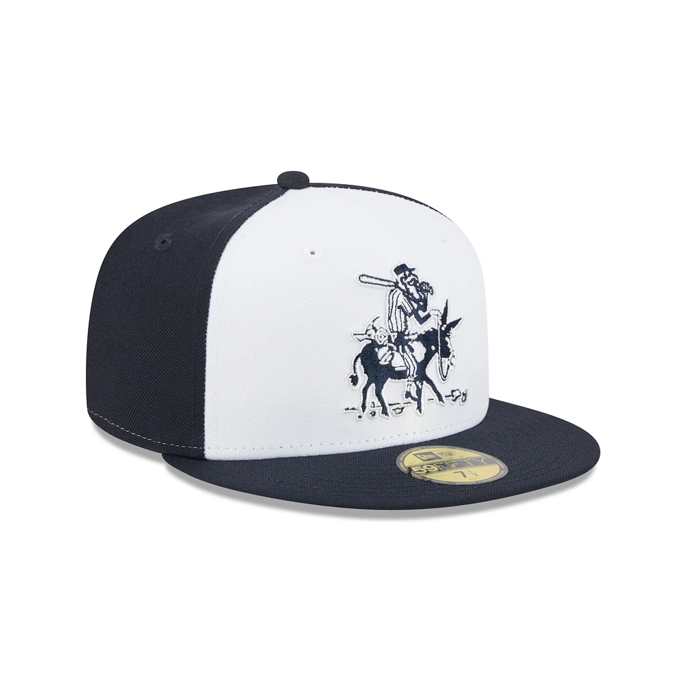 Men's New Era  White Reno Aces Theme Nights 59FIFTY Fitted Hat