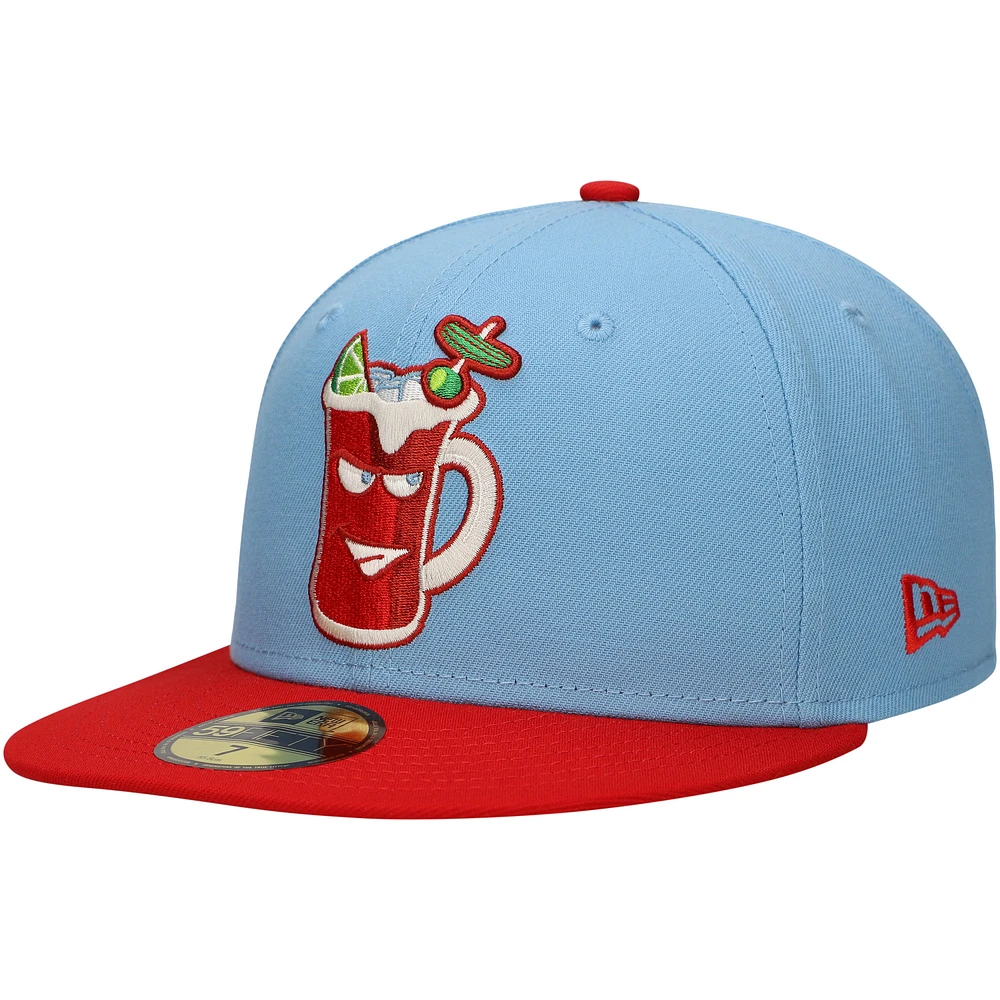 Men's New Era Blue Micheladas de Reno Copa la Diversión 59FIFTY Fitted Hat