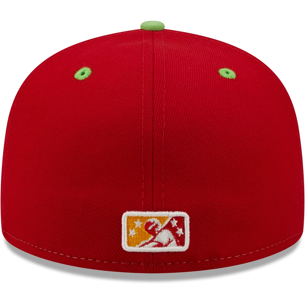 Casquette ajustée New Era Corazones De Reno Copa La Diversion 59FIFTY pour homme, blanc/vert