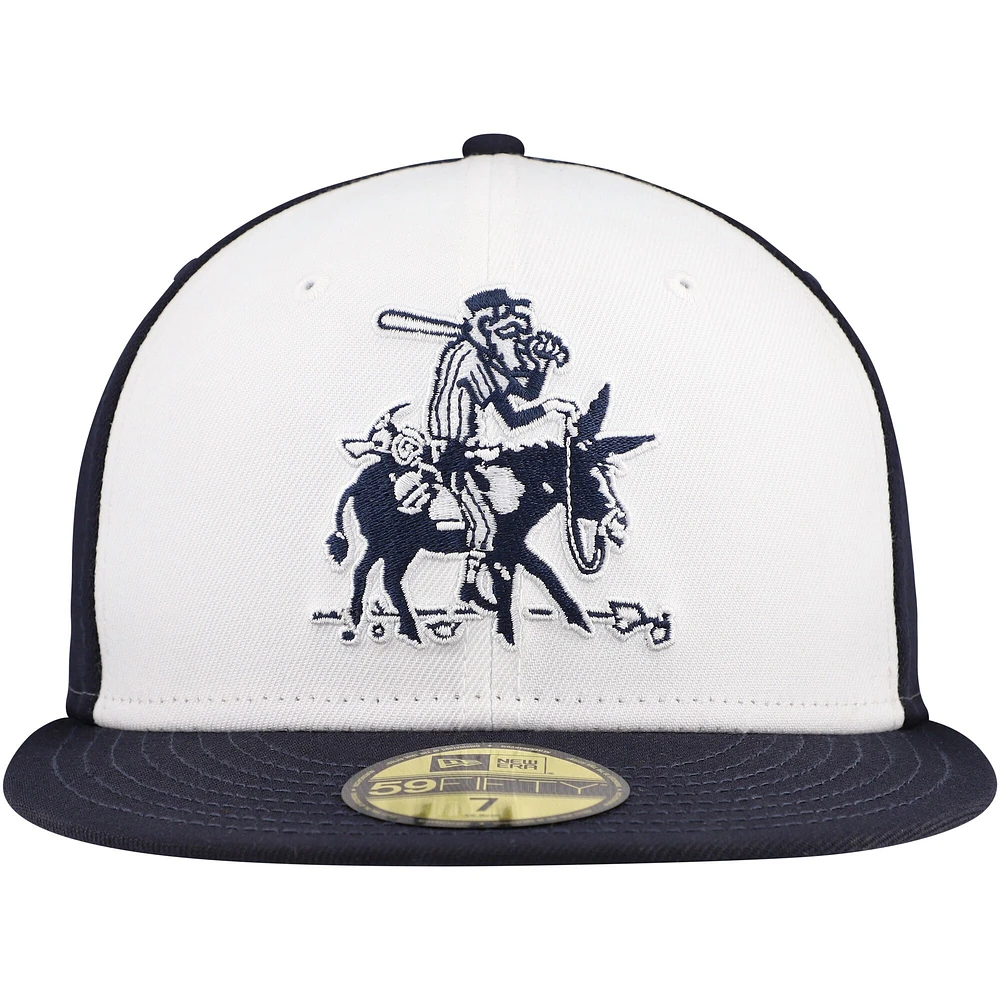 Casquette ajustée 59FIFTY Reno Aces Theme Night New Era blanche pour hommes