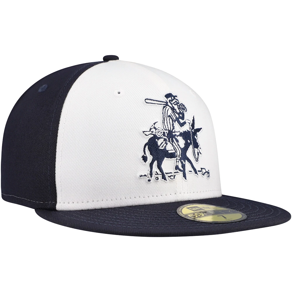 Casquette ajustée 59FIFTY Reno Aces Theme Night New Era blanche pour hommes