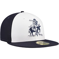 Casquette ajustée 59FIFTY Reno Aces Theme Night New Era blanche pour hommes
