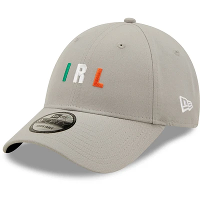 Men's New Era Gray Ireland National Team Repreve 9FORTY Adjustable Hat