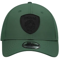 Men's New Era Green Ireland National Team Tonal Rubber Logo 9FORTY Adjustable Hat