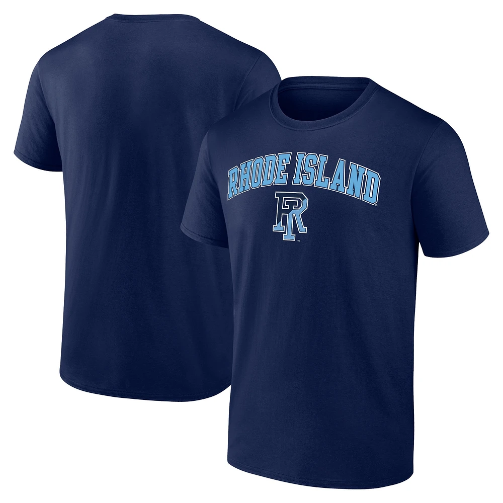 T-shirt bleu marine Fanatics Rhode Island Rams Campus pour hommes