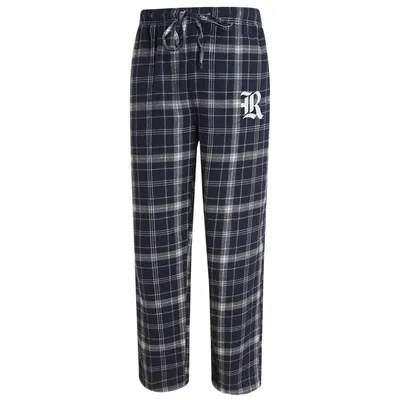 Rice Owls Concepts Sport Ultimate Flannel Pants - Navy/Gray