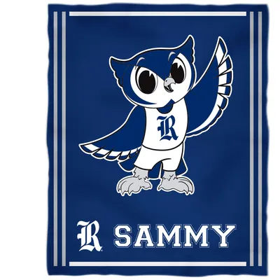 Rice Owls 36'' x 48'' Children's Mascot Plush Blanket