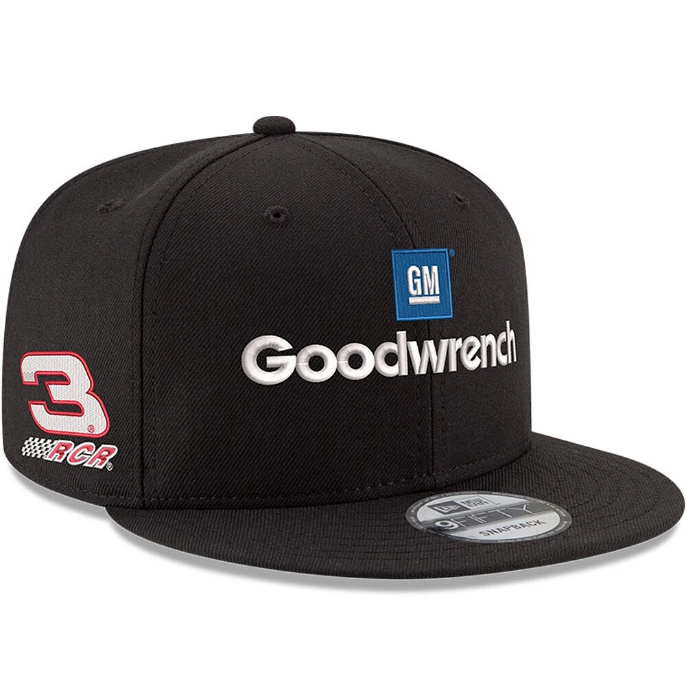 Casquette Snapback 9FIFTY Richard Childress Racing GM Goodwrench New Era noire pour homme