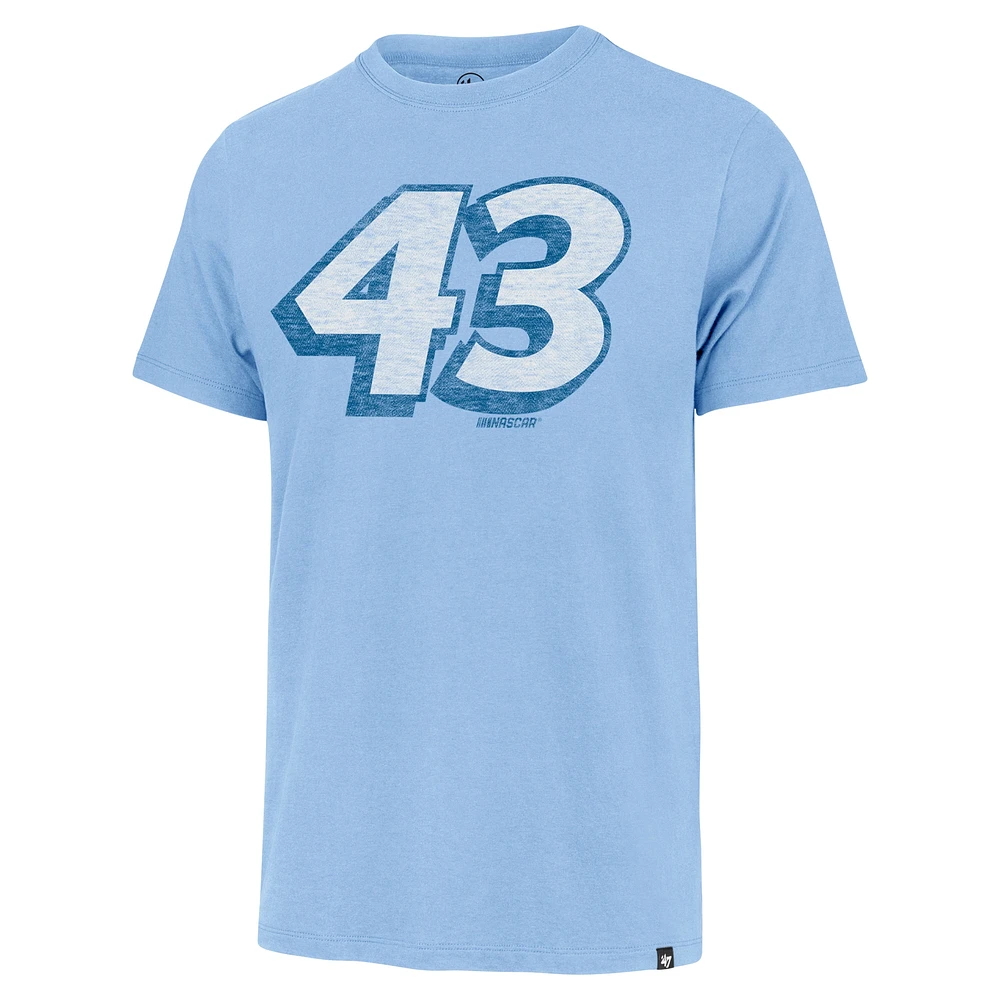 T-shirt bleu pour homme « 47 » Richard Petty Driver Franklin