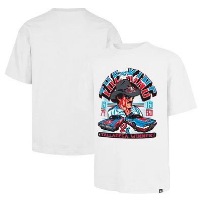 T-shirt blanc pour homme « 47 Richard Petty, double vainqueur de Talladega Foundation