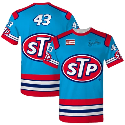 Men's Checkered Flag Sports  Blue Richard Petty STP Legend Uniform T-Shirt