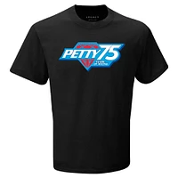 Men's LEGACY Motor Club Team Collection  Black Richard Petty 75th Anniversary Logo T-Shirt