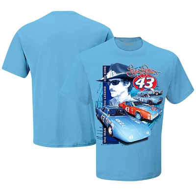 T-shirt pour homme LEGACY Motor Club Team Collection Bleu Richard Petty The Man Legend King