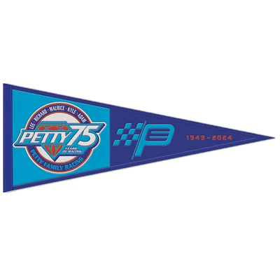 WinCraft  Richard Petty 75th Anniversary 13" x 32" Wool Pennant