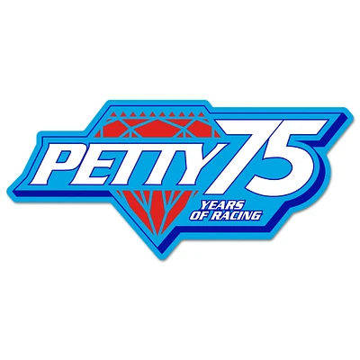 WinCraft  Richard Petty 75th Anniversary 7.8" x 17" Wood Sign