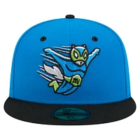 Casquette ajustée 59FIFTY New Era pour hommes, bleu/noir, Richmond Flying Squirrels Copa de la Diversión