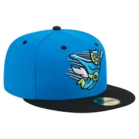 Casquette ajustée 59FIFTY New Era pour hommes, bleu/noir, Richmond Flying Squirrels Copa de la Diversión