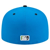 Casquette ajustée 59FIFTY New Era pour hommes, bleu/noir, Richmond Flying Squirrels Copa de la Diversión