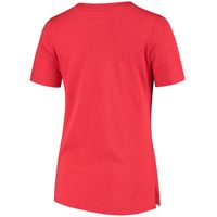 Women's Under Armour Red Richmond Flying Squirrels Performance V-Neck T-Shirt