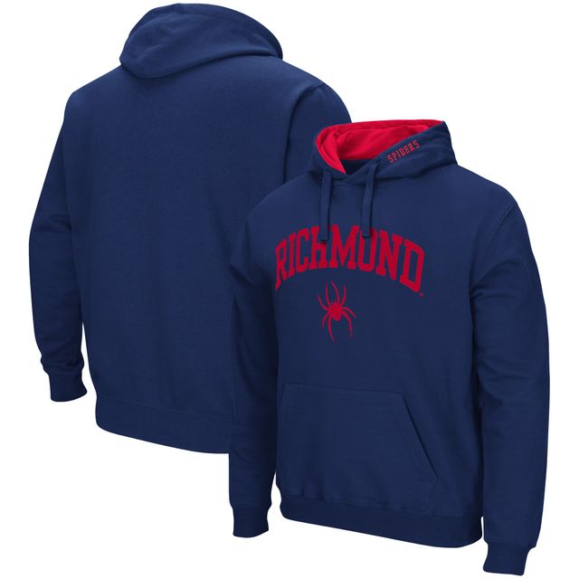 Chandail à capuchon pour hommes Colosseum Navy Richmond Spiders Arch and Logo