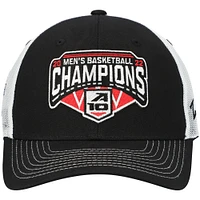 Men's Zephyr Black/White Richmond Spiders 2022 Atlantic 10 Men's Basketball Conference Tournament Champions Locker Room Adjustable Hat