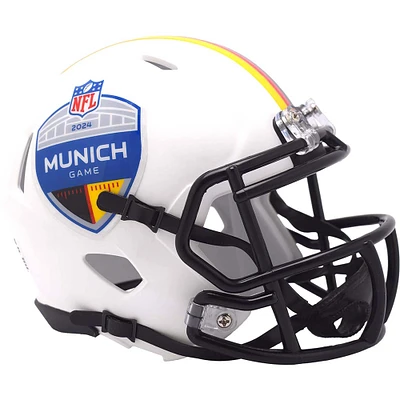 Casque Riddell 2024 NFL Munich Game Speed ​​Mini