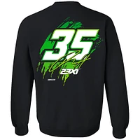 Men's 23XI Racing  Black Riley Herbst Monster Car Sweatshirt