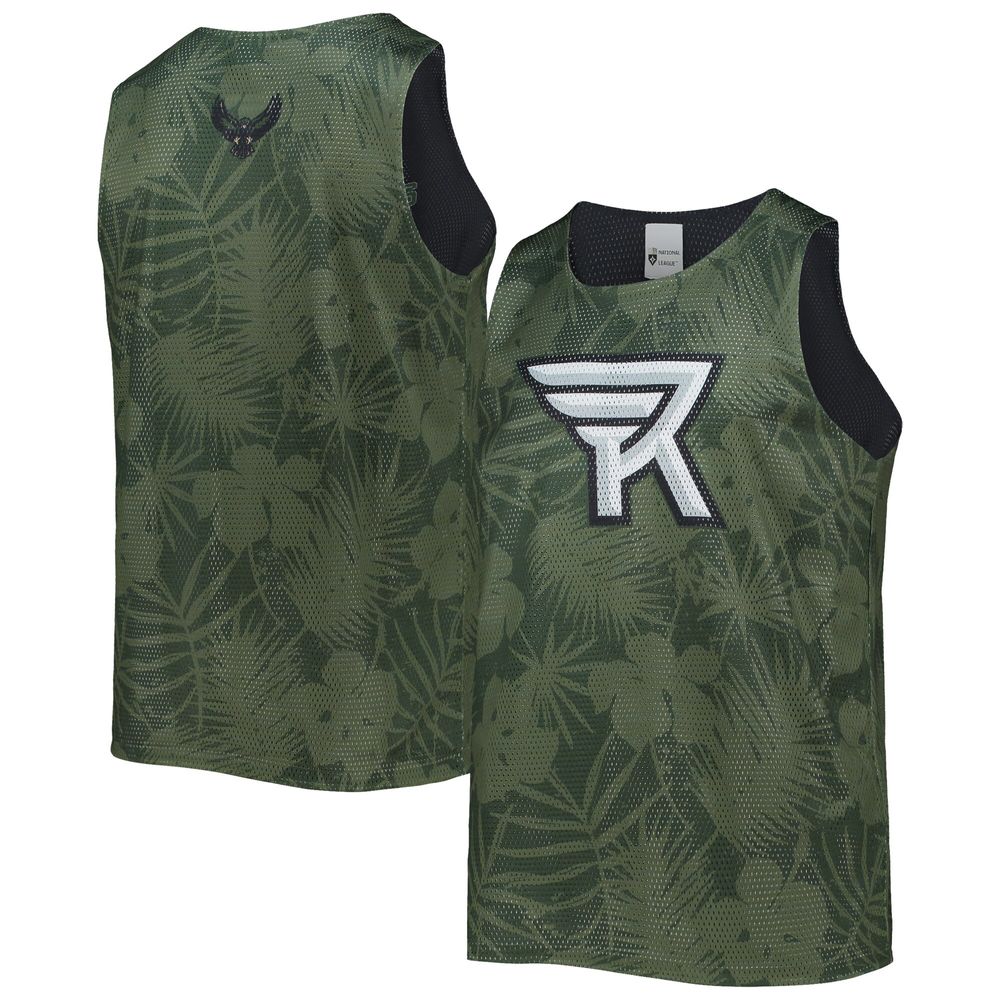 Men's FOCO Green/Black Rochester Knighthawks Reversible Mesh Tank Top