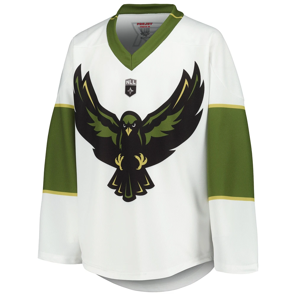 Maillot Rochester Knighthawks Replica pour jeune blanc/vert