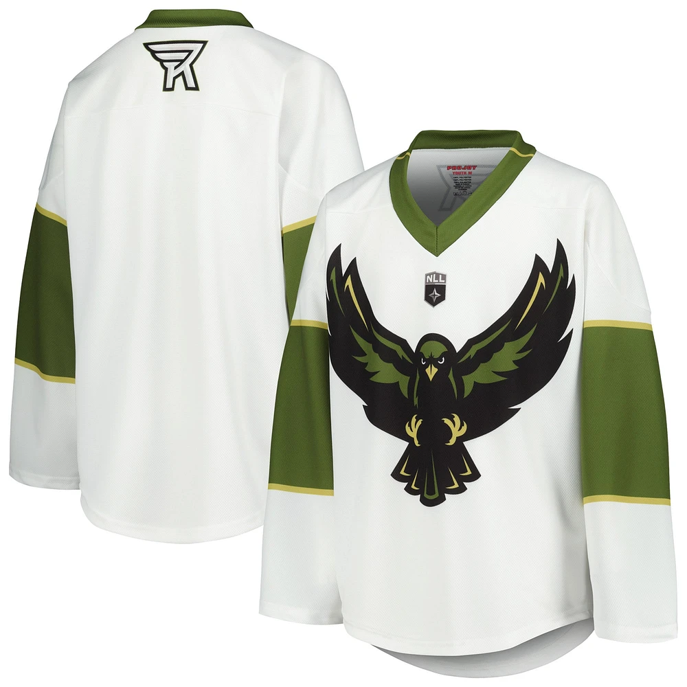 Maillot Rochester Knighthawks Replica pour jeune blanc/vert