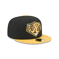 Men's New Era  Black Rochester Red Wings Theme Nights 59FIFTY Fitted Hat