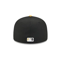Men's New Era  Black Rochester Red Wings Theme Nights 59FIFTY Fitted Hat