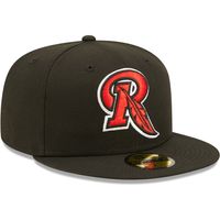 Men's New Era Black Rochester Red Wings Authentic Collection Team Alternate 59FIFTY Fitted Hat