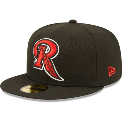 Men's New Era Black Rochester Red Wings Authentic Collection Team Alternate 59FIFTY Fitted Hat