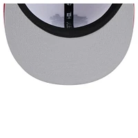 Men's New Era White/Red Rochester Red Wings Copa de la Diversión 59FIFTY Fitted Hat