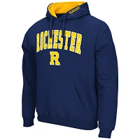 Colosseum Navy Rochester Yellow Jackets Arch & Logo Sweat à capuche pour homme