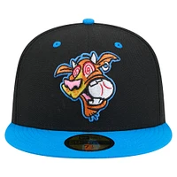 Casquette ajustée New Era Rocket City Trash Pandas Copa de la Diversión 59FIFTY pour hommes, noir/bleu