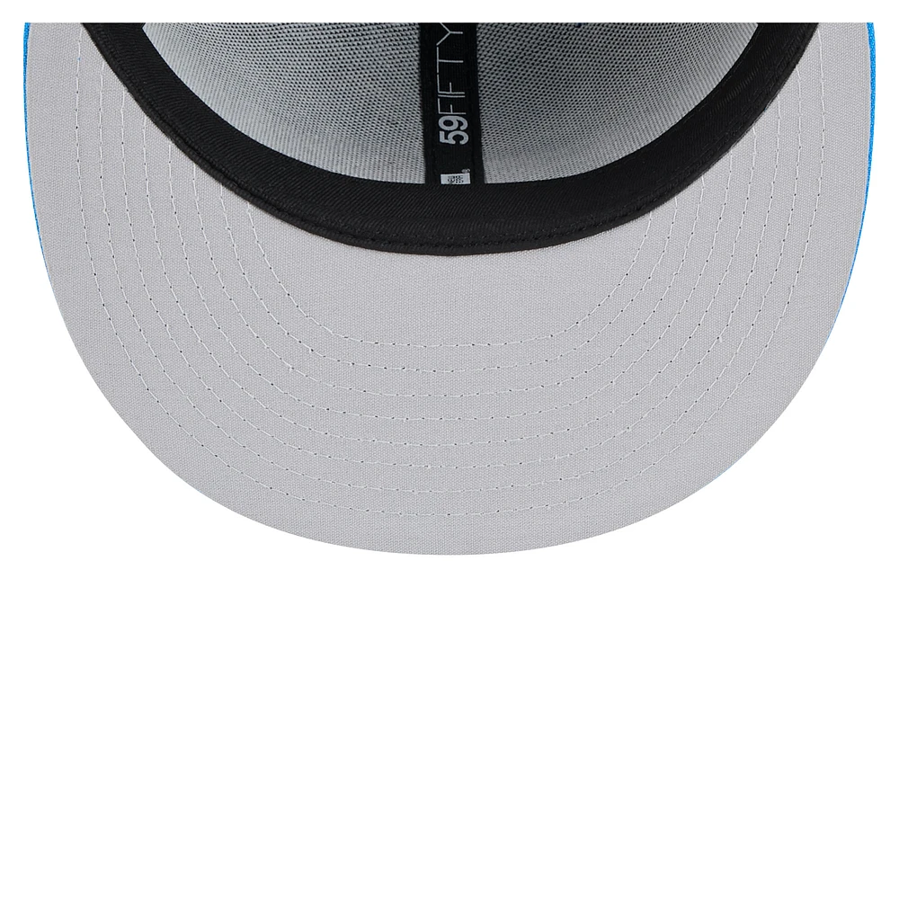 Casquette ajustée New Era Rocket City Trash Pandas Copa de la Diversión 59FIFTY pour hommes, noir/bleu