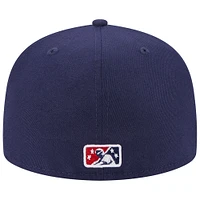 Casquette ajustée 59FIFTY pour homme bleu marine Rocket City Trash Pandas Theme Nights Stars New Era