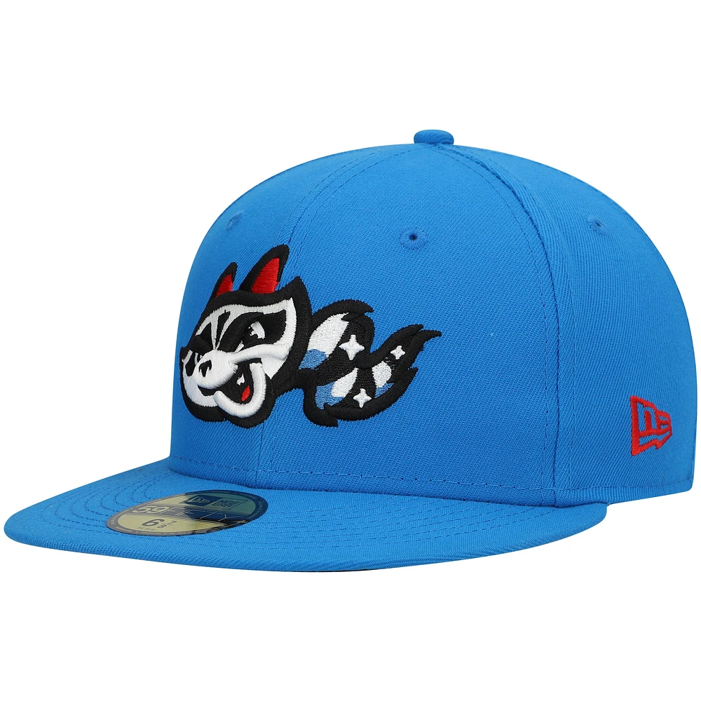 Men's New Era Royal Rocket City Trash Pandas Authentic Collection Team Home 59FIFTY Fitted Hat