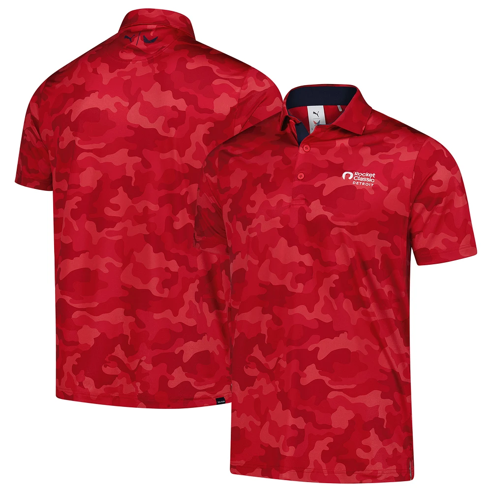 Men's Puma  Red Rocket Classic Volition Camo MATTR Polo
