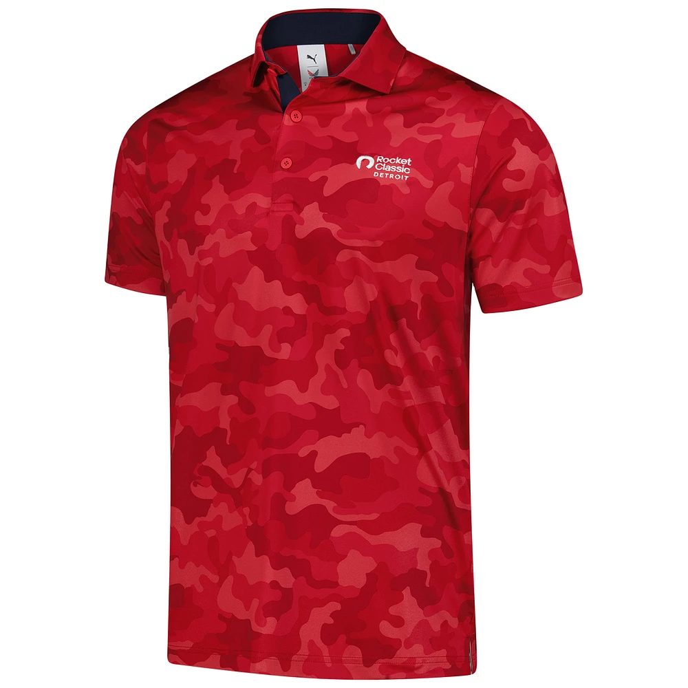 Men's Puma  Red Rocket Classic Volition Camo MATTR Polo